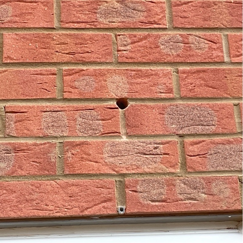 Snagging survey photo from a new-build in Aylesbury