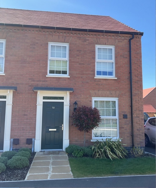 Snagging survey photo from a new-build in Bedford