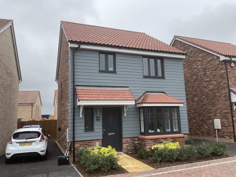 Snagging survey photo from a new-build in Berkhamsted