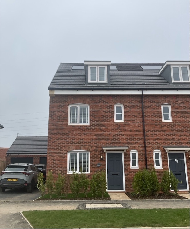 Snagging survey photo from a new-build in Dunstable