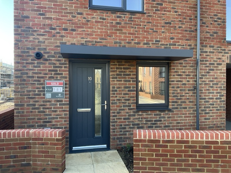 Snagging survey photo from a new-build in Houghton Regis