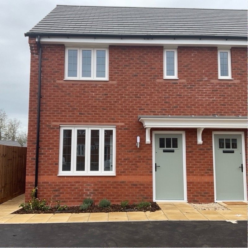 Snagging survey photo from a new-build in Letchworth Garden City