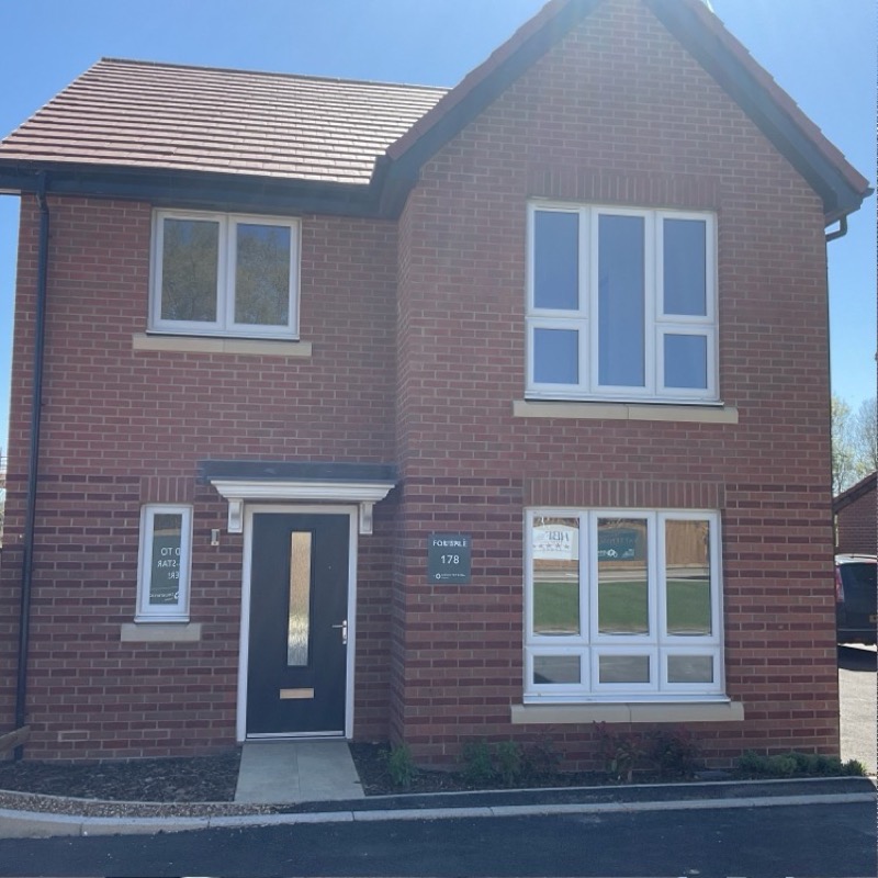 Snagging survey photo from a new-build in Milton Keynes