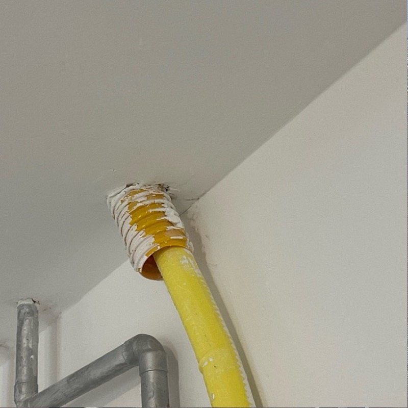 Snagging survey photo from a new-build in Milton Keynes