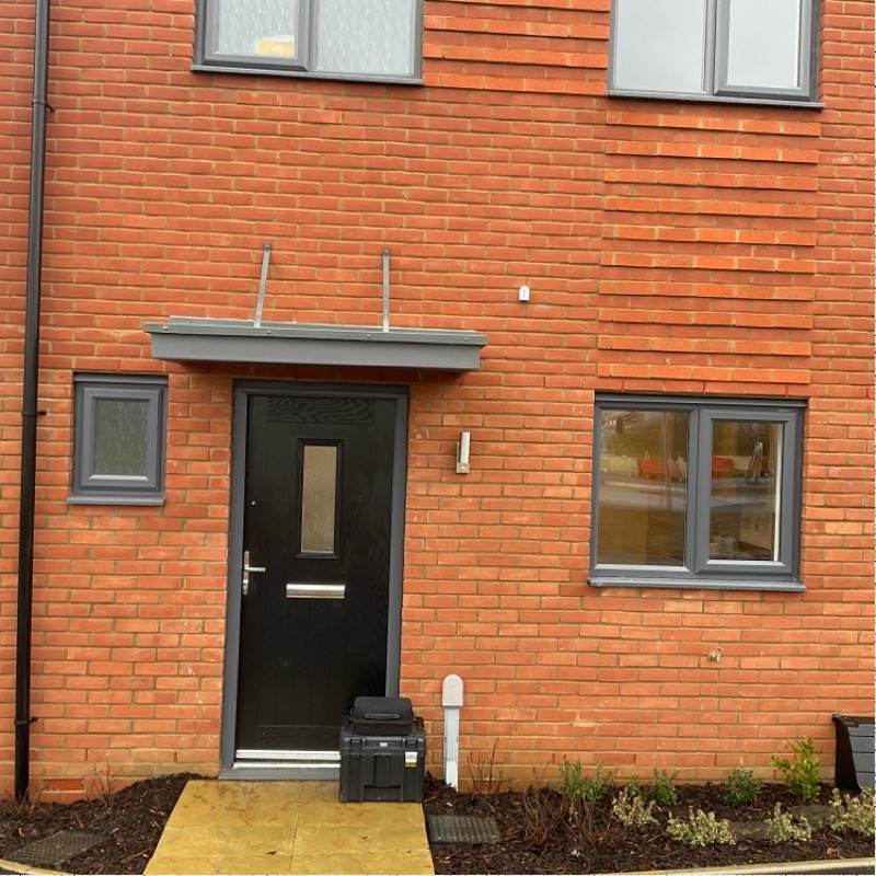 Snagging survey photo from a new-build in Northampton