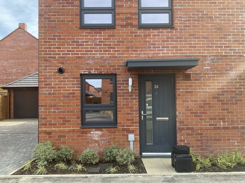 Snagging survey photo from a new-build in Watford