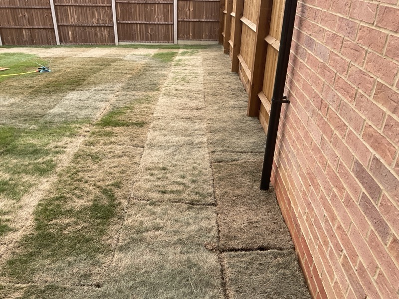 Snagging survey photo from a new-build in Welwyn Garden City